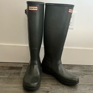 Charcoal grey Hunter Boots